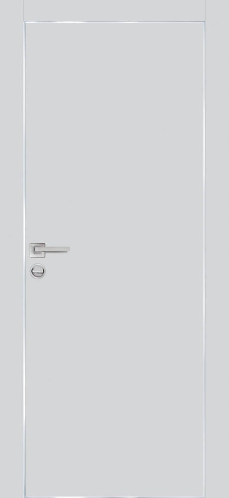 Фото Межкомнатная дверь PX-1 AL кромка с 4-х ст. Сапфир матовый